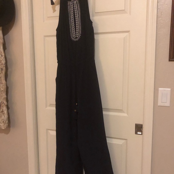 Navy Tory Burch jumpsuit - Picture 1 of 5